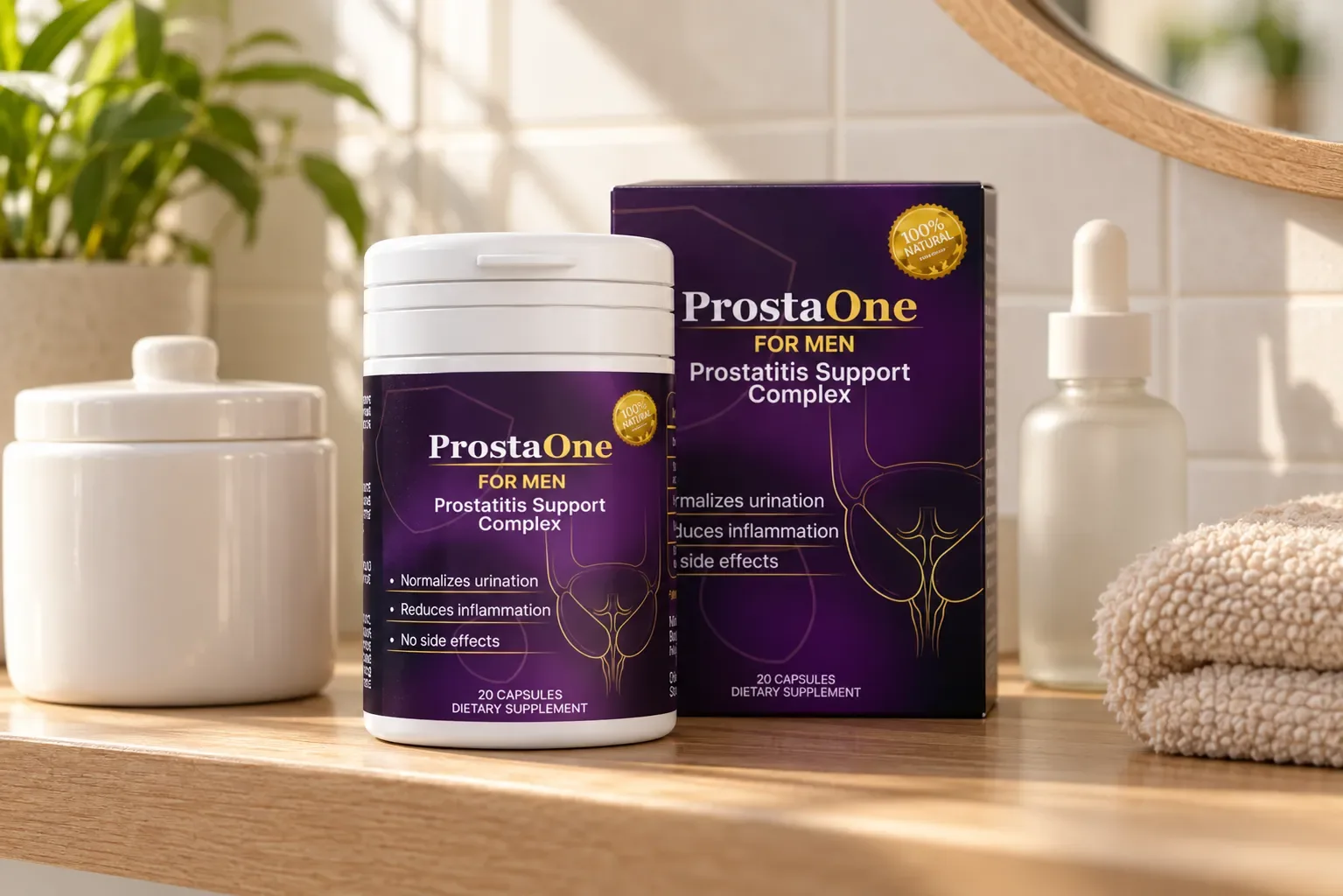 ProstaOne — Verpackung im Alltag